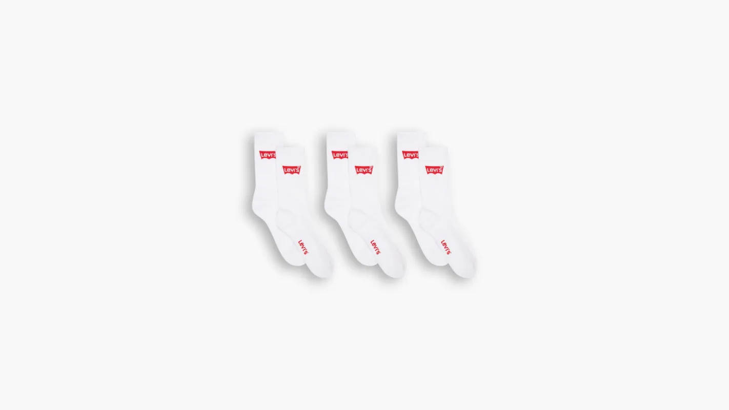 Calze Levi's® taglio classico con logo Batwing - Confezione da 3 sold by Levi's