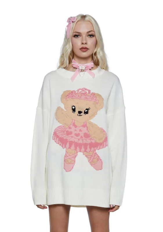 Cuddle Buddy Knit Sweater sold by Dolls Kill