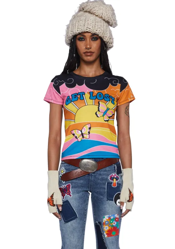 Go Away Graphic Tee sold by Dolls Kill