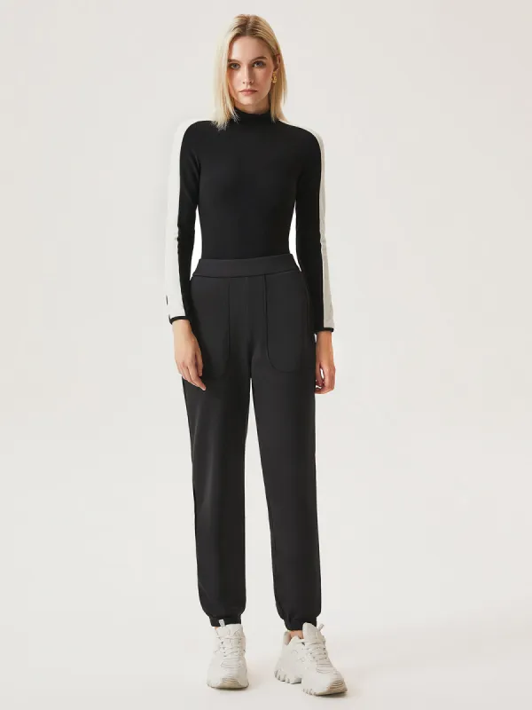 Eco-Mousse® Anti-Bacteria Panelled Mockneck Top sold by ogl move