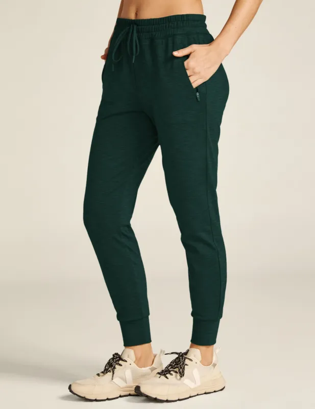 Heather Rib Street Jogger sold by Beyond Yoga