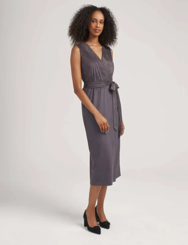 Sleeveless Faux Wrap Dress- Sale sold by Anne Klein