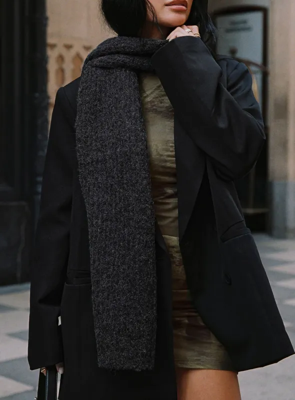 North Pole Scarf Black sold by Princess Polly