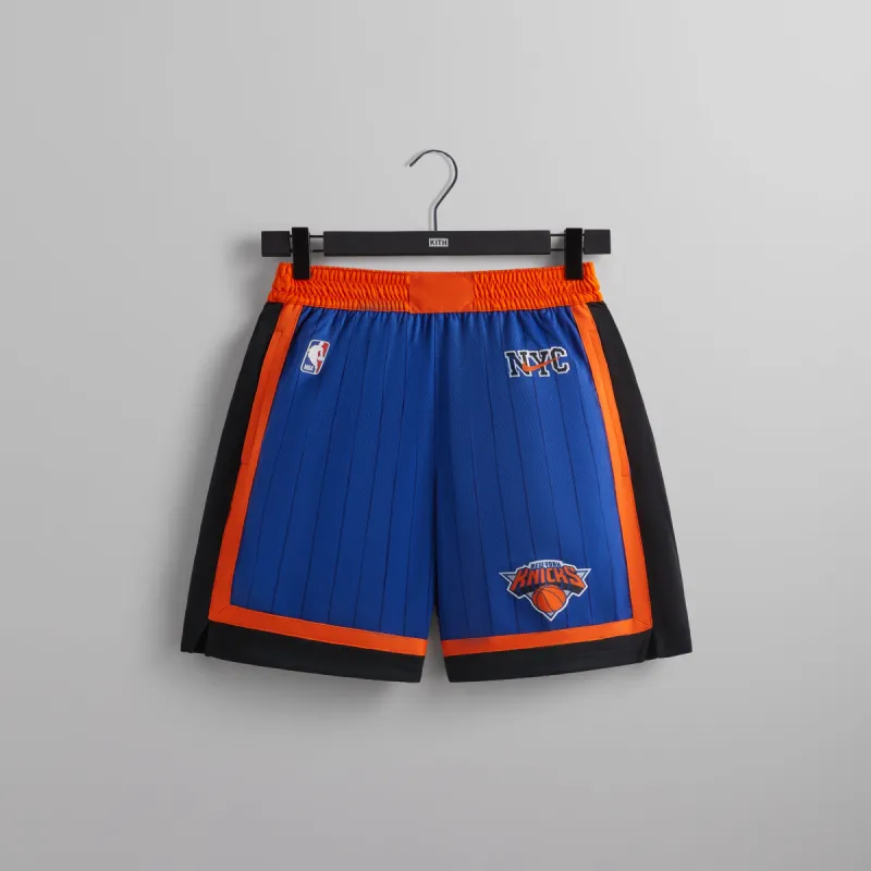 Nike New York Knicks Swingman City Edition 2023 Short - Rush Blue sold by Kith