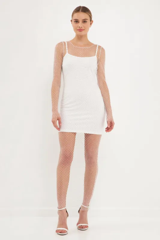 Embellished Mini Dress sold by Endless Rose