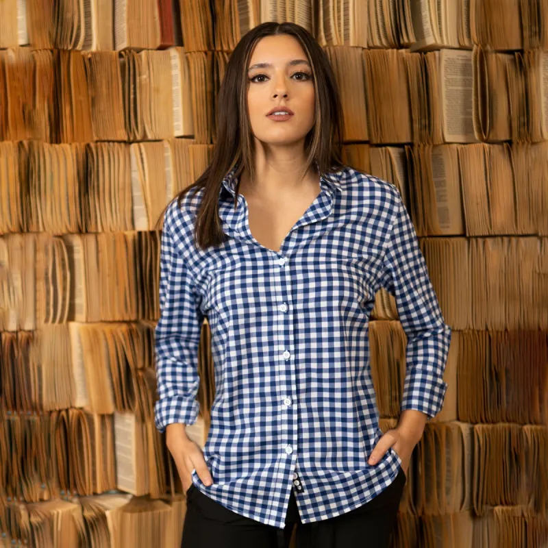 LADIES "BURN" WOVEN LONG SLEEVE sold by Burnside