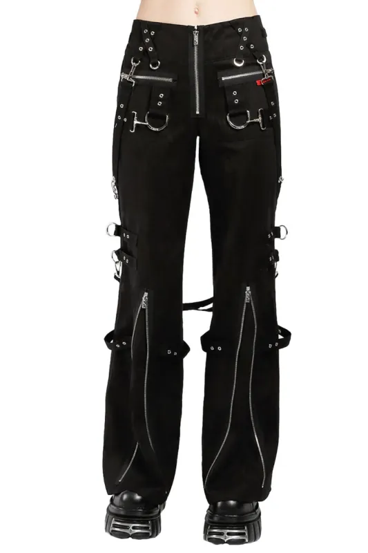 Tripp NYC Super D-Ring Pants [Black] sold by Vampire Freaks
