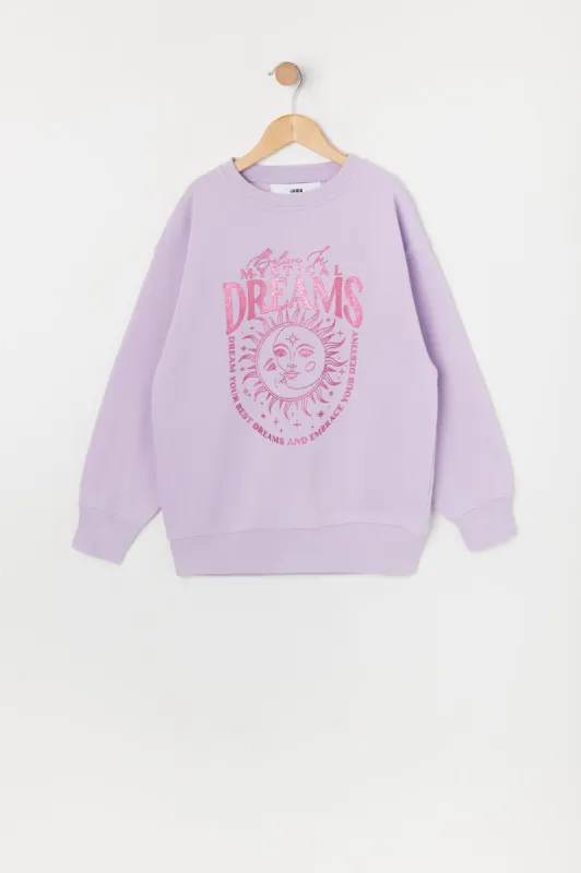 Girls Mystical Dreams Graphic Oversized Sweater sold by Urban Planet
