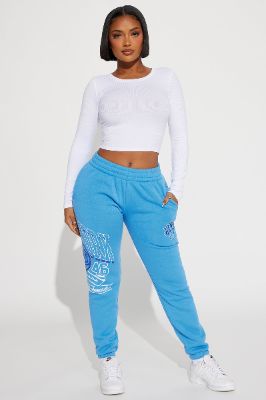 Knicks Classic Jogger Pant - Blue sold by Fashion Nova