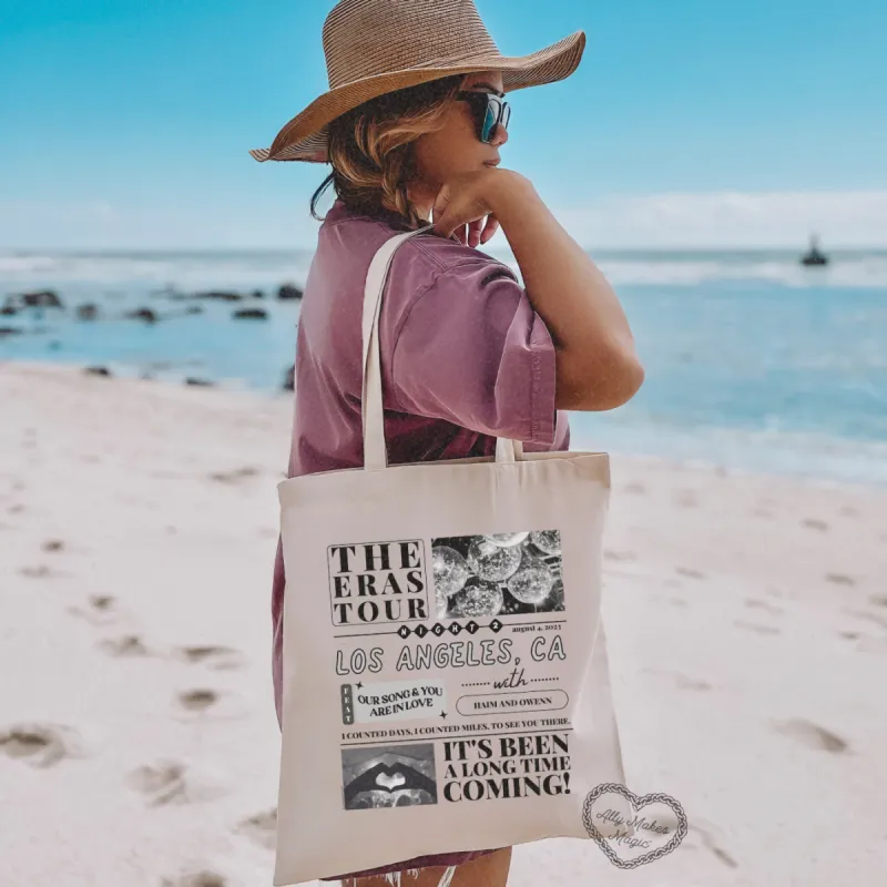 los angeles night 2 tote bag sold by Ally Makes Magic