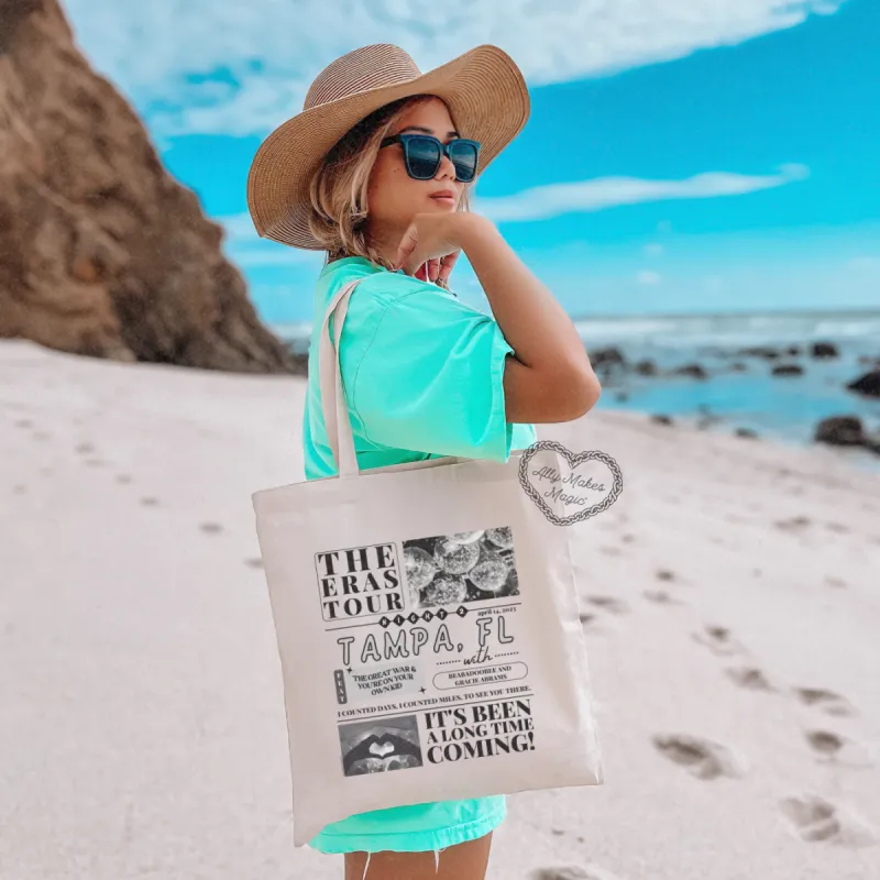 tampa night 2 tote bag sold by Ally Makes Magic