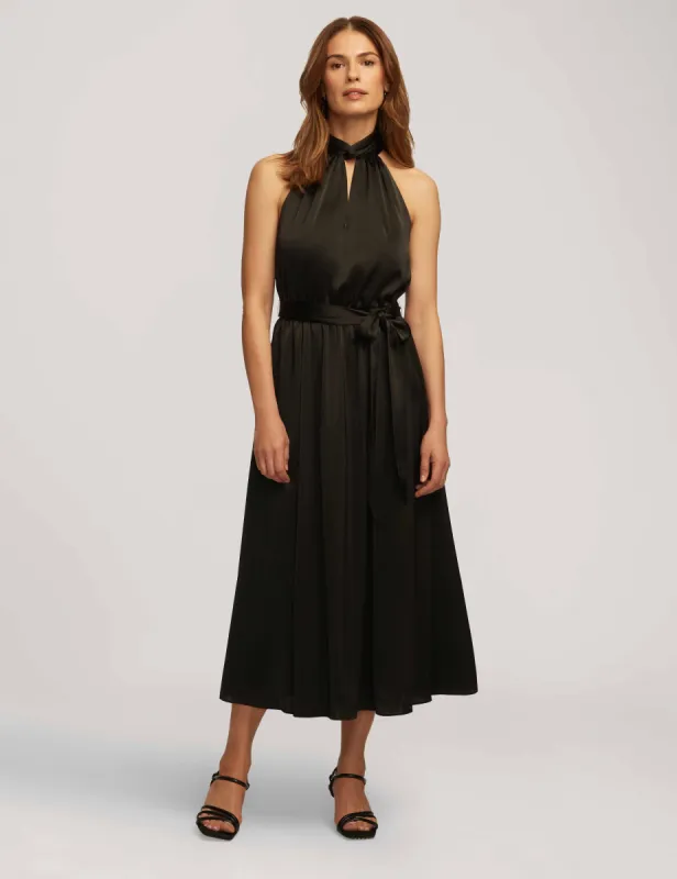 Twist Neck Halter Midi- Sale sold by Anne Klein