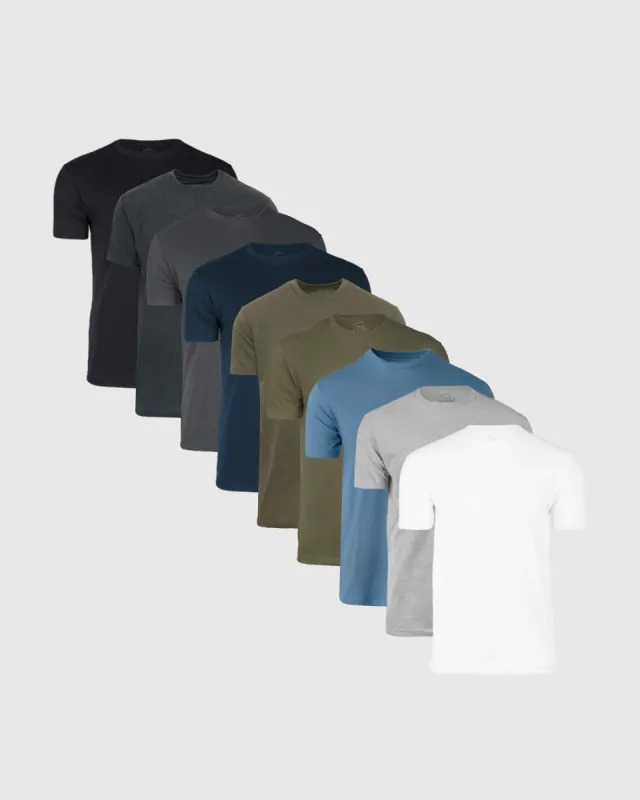 Essential Crew Neck T-Shirt 9-Pack sold by True Classic