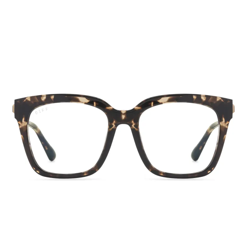 BELLA - ESPRESSO TORTOISE + PRESCRIPTION GLASSES sold by Diff Eyewear