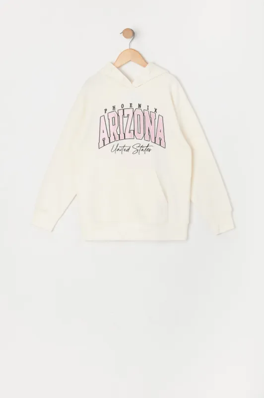 Girls Arizona Graphic Fleece Hoodie sold by Urban Planet