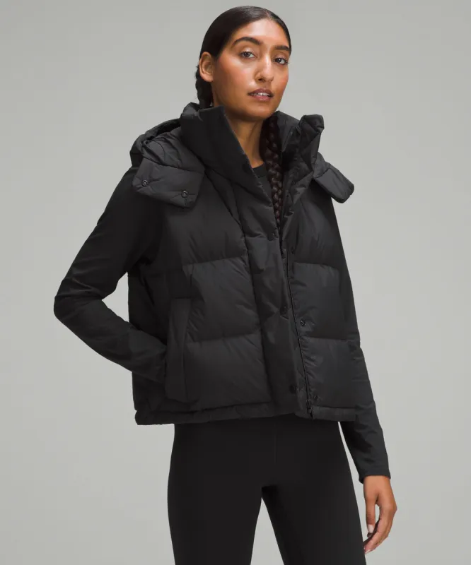 Wunder Puff Cropped Vest sold by Lululemon