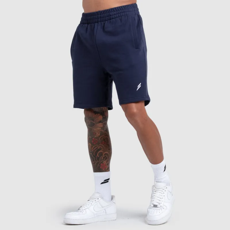 Men's Essential Cotton Shorts - Navy sold by DOYOUEVEN