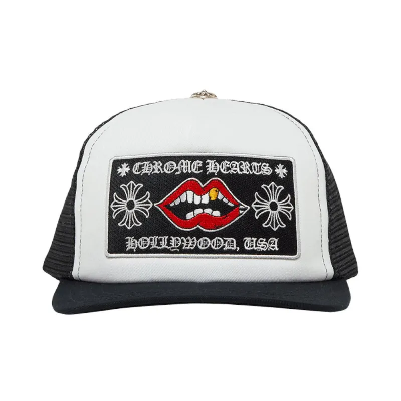 Chrome Hearts Chomper Hollywood Cap Hatクロムハーツ キャップ 定番クロムハーツ Chomper Hollywood Trucker Hat キャップ