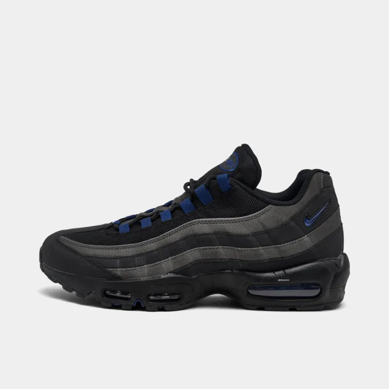新品 NIKE AIR MAX 95 BLACK/DEEP  BLUE Nike Air Max 95 Black / Deep Royal Blue - Anthracite | Parallel