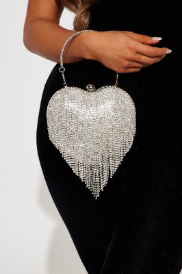 Meant For You Clutch  - Silver sold by Fashion Nova
