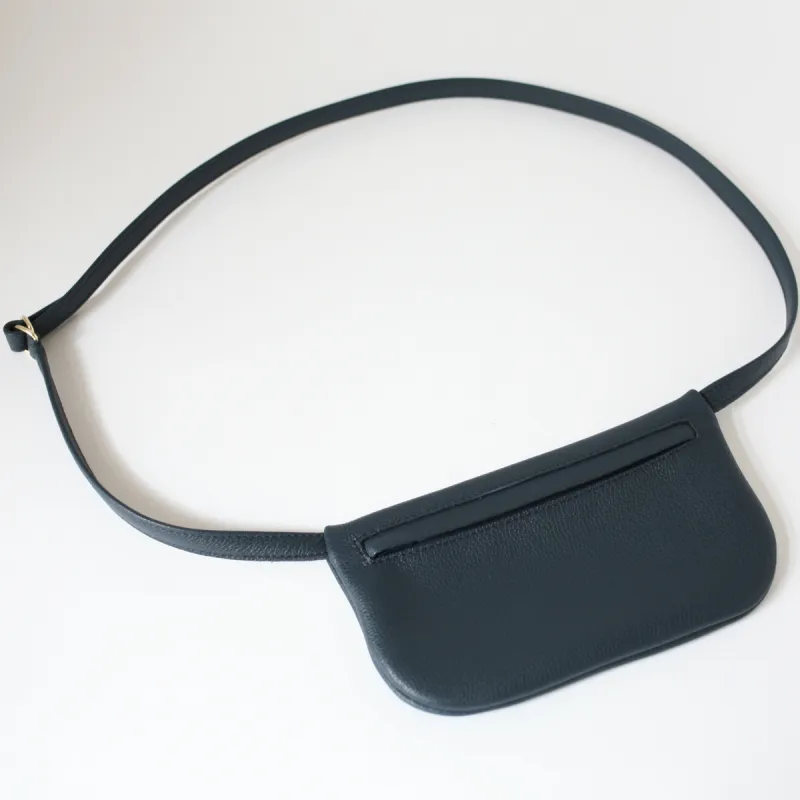 Kleine flache Gürteltasche Blau sold by Alex Bender
