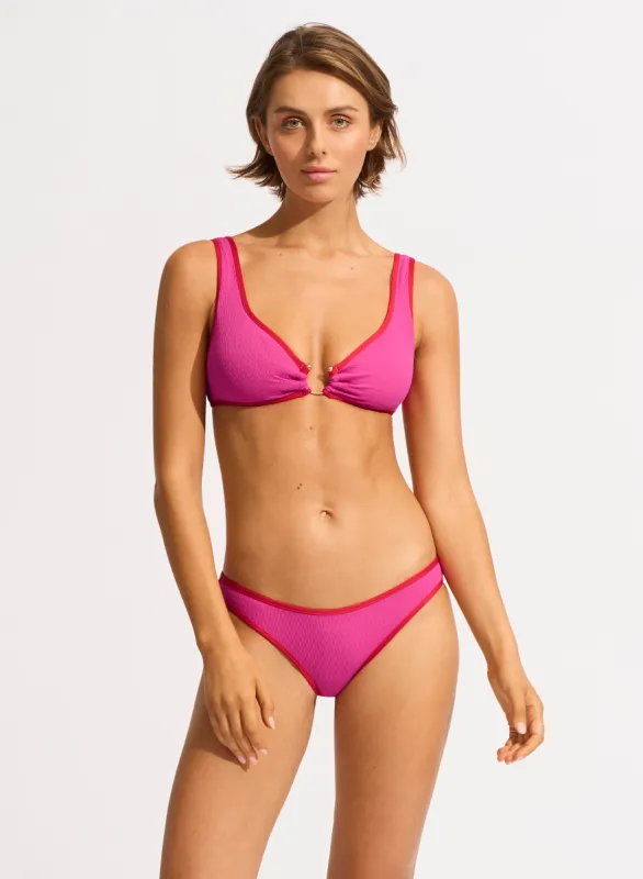 Beach Bound Hipster Bikini Bottom - Hot Pink sold by Seafolly