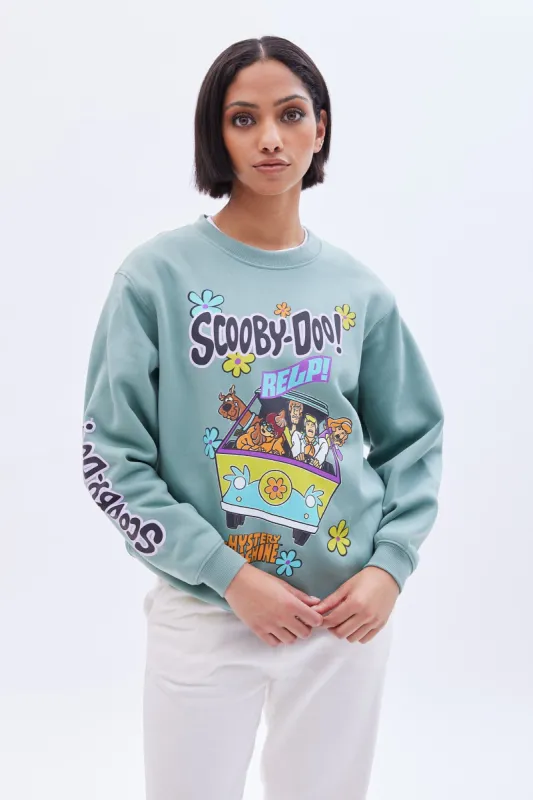Scooby-Doo! Graphic Crew Neck Oversized Sweatshirt sold by Bluenotes