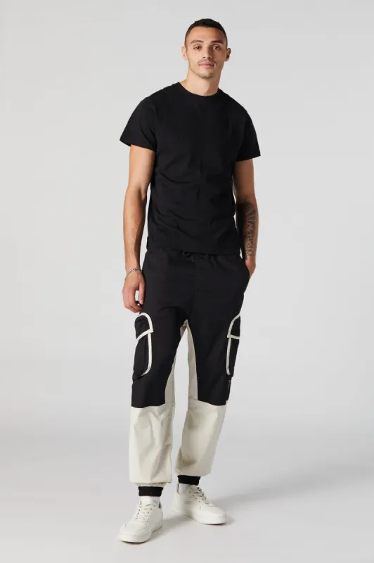 Jogger cargo décontracté à imprimé Selfmade avec blocs de couleurs sold by Urban Planet