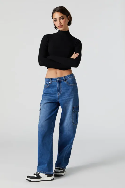 Jean cargo délavé moyen sold by Urban Planet