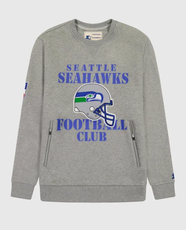 Seattle Seahawks Crew Neck Sweatshirt sold by Starter