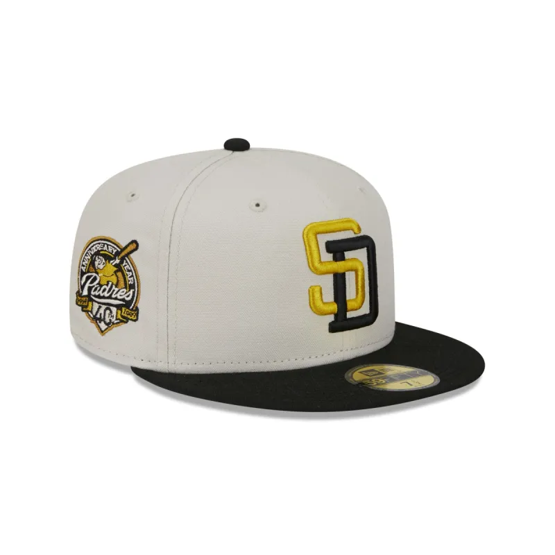 San Diego Padres Two Tone Stone 59FIFTY Fitted Hat sold by New Era
