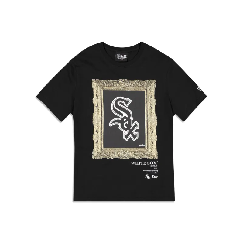 Chicago White Sox Curated Customs Black T-Shirt sold by New Era