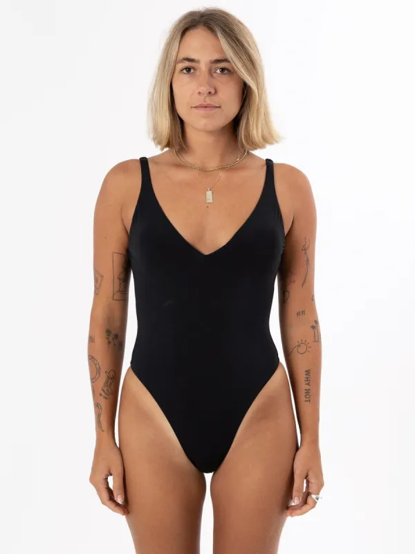 Thrills Plunge One Piece - Black sold by Thrills