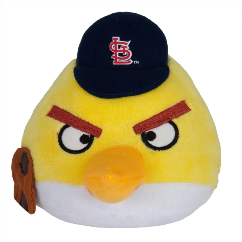 Angry Birds - St. Louis Cardinals Yellow Bird Plush sold by Old Glory