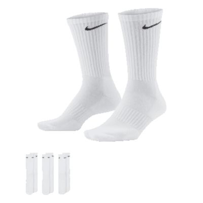 Nike Everyday Cushioned Training Crew Socks (3 Pairs) - White sold by Nike