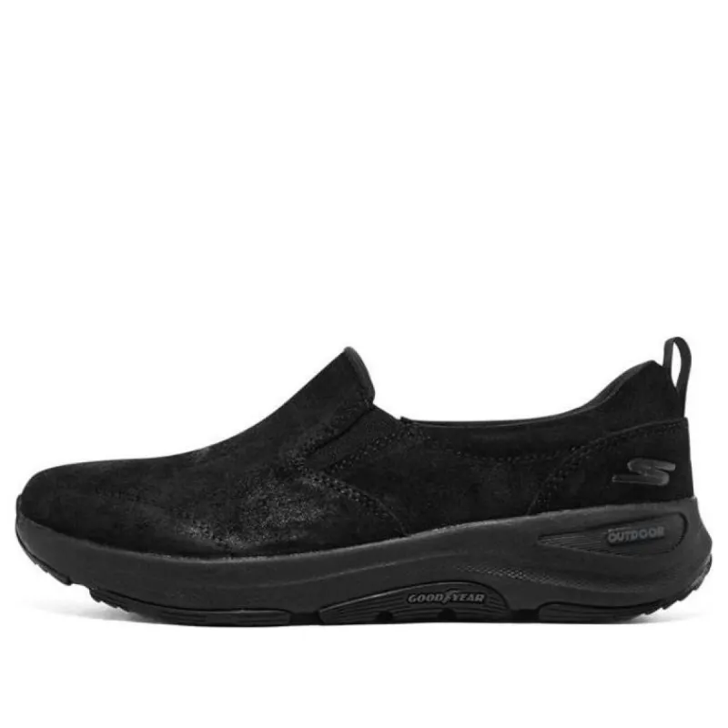 (WMNS) Skechers Go Walk Outdoors 'Mountain Vie - Pure Black' 124427-BBK sold by KicksCrew