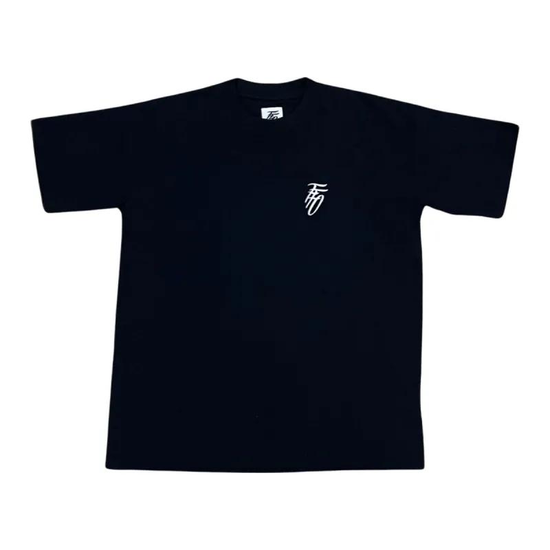 Core Logo Lax Tee - Black & White sold by Far From Ordinary