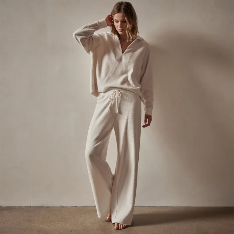 Wide Leg Lounge Pant - Oyster sold by James Perse