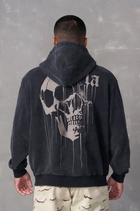 551 - Drippy Skull Hoodie | Parallel