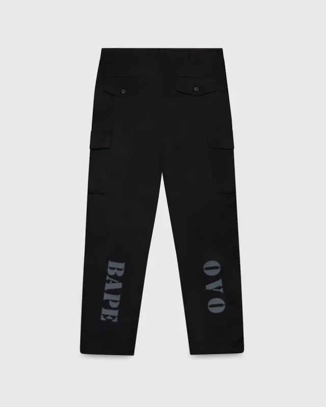 BAPE Cargo Pant - Black sold by OVO