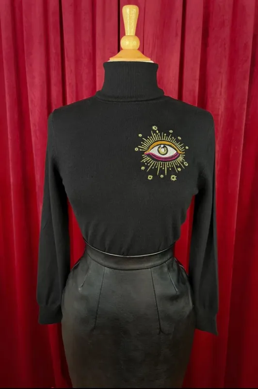 Col roulé third eye (précommande) sold by Vintage Romance