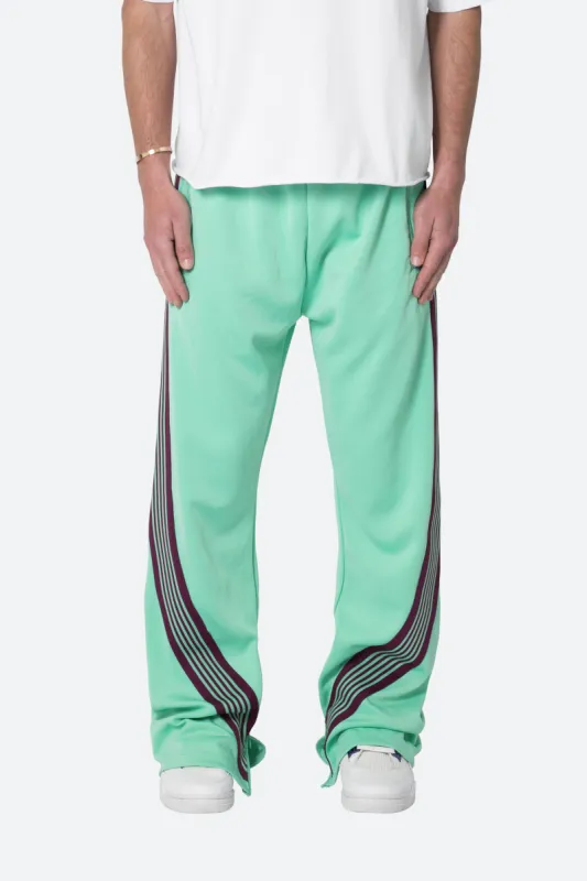Bent Tape Track Pants - Green sold by MNML