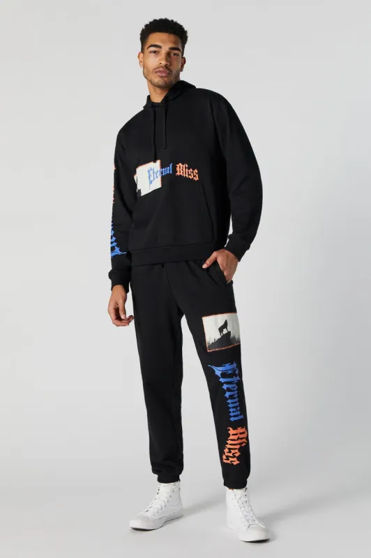 Los Angeles California Graphic Fleece Hoodie sold by Urban Planet