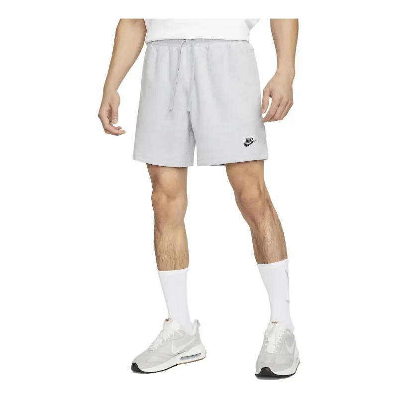 Nike Club Fleece Logo Shorts 'Light Grey' DX0524-012 sold by KicksCrew