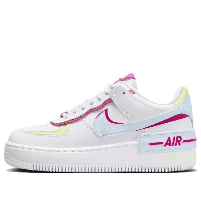 (WMNS) Nike Air Force 1 Shadow 'White Pink Yellow' FQ8885-100 sold by KicksCrew