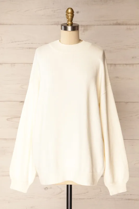 Heswall Ivory | Oversized Sweater sold by Boutique 1861