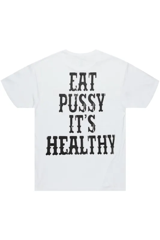 Posse White/Black Graphic T-Shirt sold by Rockstar Original