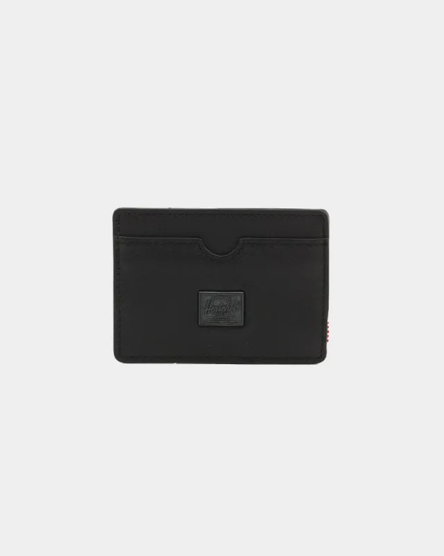 Herschel Bag Co. Charlie Leather RFID Wallet Black sold by Culture Kings