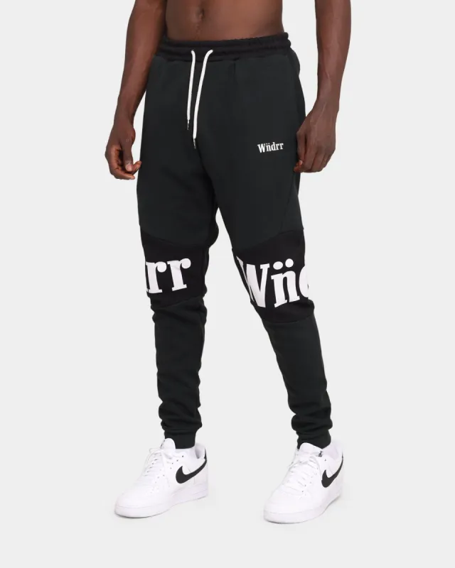 WNDRR Hamilton Tech Track Pant Black sold by Culture Kings