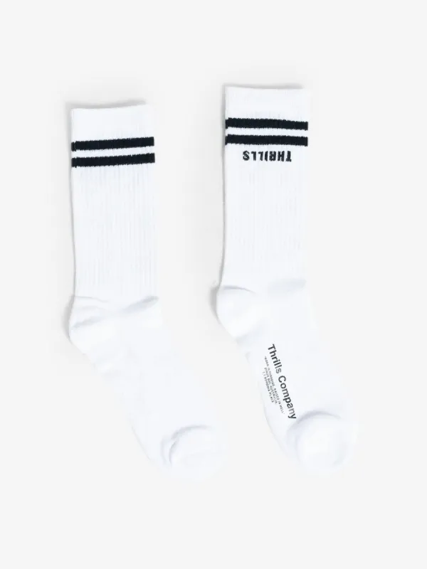 Minimal Thrills 5 Pack Sock - White sold by Thrills